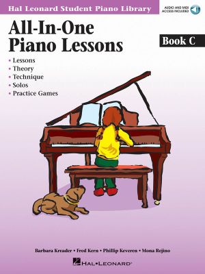 All-In-One Piano Lessons Book C Book/Online Audio [With CD (Audio)] : Hal Leonard Student Piano Library (Songbooks) - Fred Kern