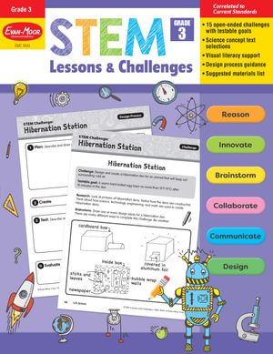 Stem Lessons and Challenges, Grade 3 Teacher Resource : Stem Lessons and Challenges - Evan-Moor Educational Publishers