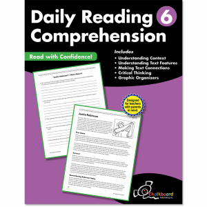 Daily Reading Comprehension Grade 6 : Chalkboard Books - David MacDonald