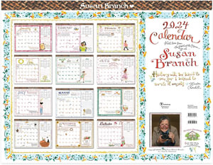 Susan Branch - 2024 Desk Pad (Large Monthly Blotter Calendar) - Susan Branch