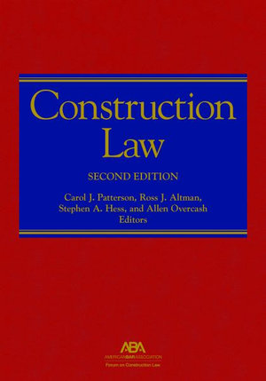 Construction Law, Second Edition - Allen L. Overcash