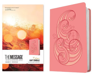 Message Deluxe Gift Bible, Pink and Gold Waves - Eugene H. Peterson