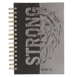 Be Strong Joshua 1:9 - Large Wire Journal  - Christian Art Gifts