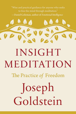 Insight Meditation : The Practice of Freedom - Joseph Goldstein