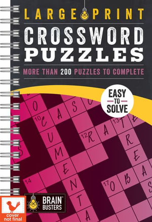 Large Print Crossword Puzzles Pink : Over 200 Puzzles to Complete - Parragon Books