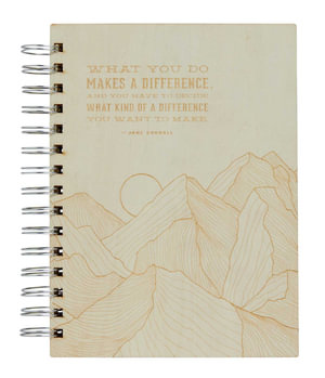 Conservation Wooden Journal : Laser Engraved Wood (Notebook With Lined Pages) - Insight Editions