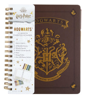 Harry Potter: Hogwarts 12-Month Undated Planner : (Harry Potter School Planner School, Harry Potter Gift, Harry Potter Stationery, Undated Planner) - Insights