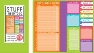 Book of Sticky Notes : Stuff I Need to Do - Brights - New Seasons