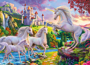 Unicorn Castle - Puzzle : 1000-Piece Jigsaw Puzzle - Image World