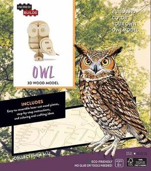 Owl 3D Wood Model  : IncrediBuilds - Insight Editions