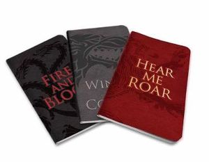 Game of Thrones - Pocket Notebook Collection  : Pocket Notebook Collection (Set of 3): House Words - Insight Editions