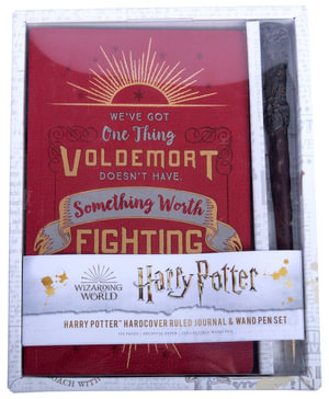 Harry Potter : Harry Potter Hardcover Ruled Journal and Wand Pen Set - Insight Editions