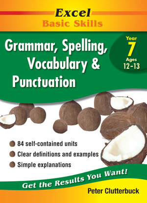 Excel Grammar, Spelling, Vocabulary & Punctuation : Year 7 - Excel