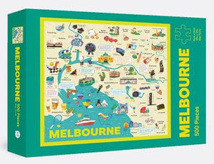 Melbourne Map Puzzle : 500-Piece Jigsaw Puzzle - Hardie Grant Explore