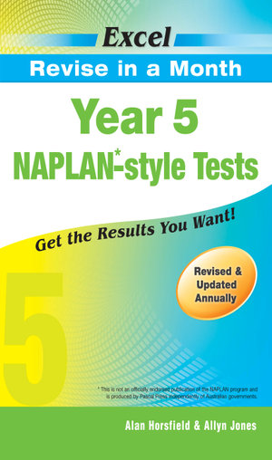 Excel NAPLAN-style Tests : Year 5 Excel Revise in a Month - Excel