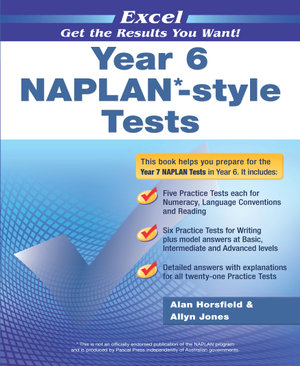 Excel NAPLAN-style Tests : Year 6 - Excel