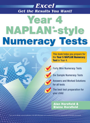 Excel NAPLAN*-style Numeracy Tests Year 4 - Pascal Press