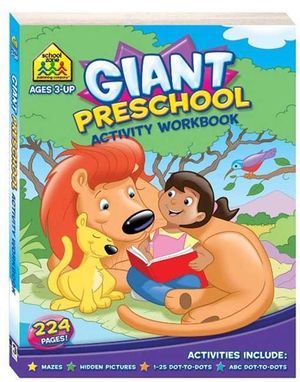 School Zone Giant Preschool Activity Workbook : Giant Workbook - School Zone