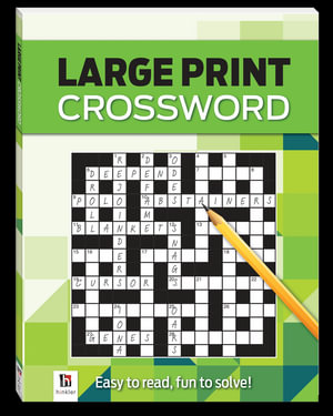 Large Print Crossword Series 4 : Large Print Puzzles Series - Hinkler Pty Ltd