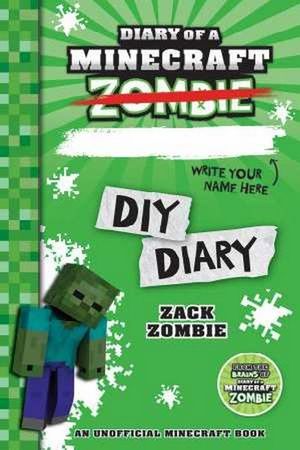 Diary of a Minecraft Zombie : DIY Diary - Zack Zombie