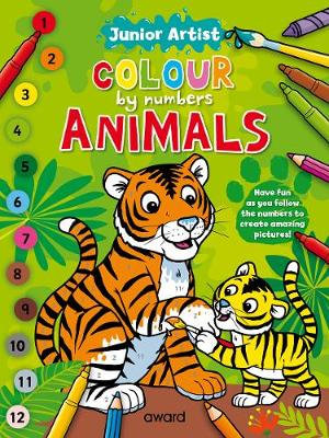 Junior Artist Colour By Numbers : Animals - ANGELA HEWITT