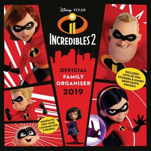 Incredibles 2 Official 2019 Family Organiser Square Wall Calendar : 2019 Wall Calendar - Impact Poster