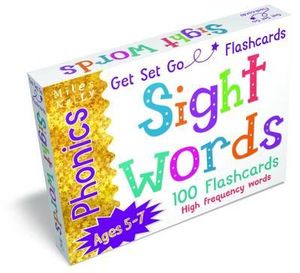 Get Set Go : Phonics - Sight Words Flashcards : High Frequency Words (100 Double-Sided Cards) - Miles Kelly