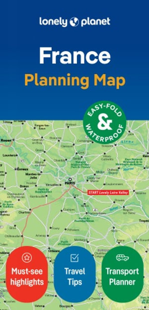 France Planning Map : Lonely Planet Country Map : 2nd Edition - Lonely Planet 