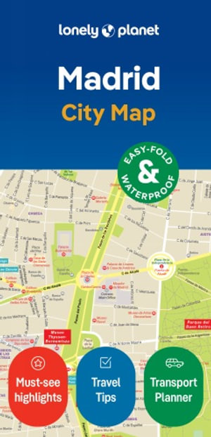  Madrid City Map : Lonely Planet Travel Guide : 2nd Edition - Lonely Planet Travel Guide