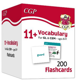 11+ Vocabulary Flashcards for Ages 8-9 - Pack 1 : CGP 11+ Ages 8-9 - CGP Books