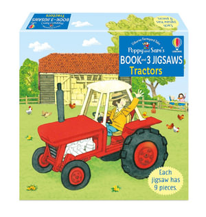 Usborne Book and 3 Jigsaws: Tractors : 3x 9-Piece Jigsaw Puzzles - Heather Amery