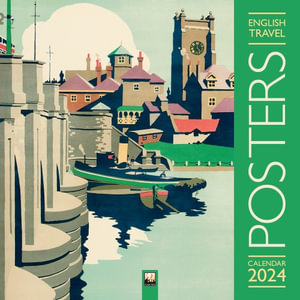 English Travel Posters - 2024 Wall Calendar (Art Calendar) - Flame Tree Studio