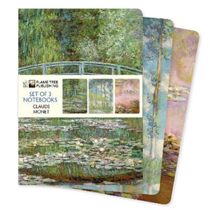 Standard Notebooks 07 : Claude Monet Set of 3 - FLAME TREE STUDIO