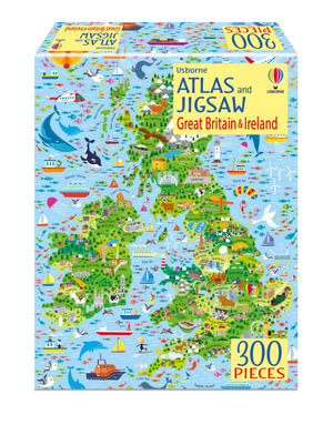 Atlas & Jigsaw Great Britain & Ireland : Usborne Book and Jigsaw - Sam Smith