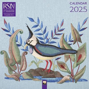 Royal School of Needlework Wall Calendar 2025 (Art Calendar) - Flame Tree Studio