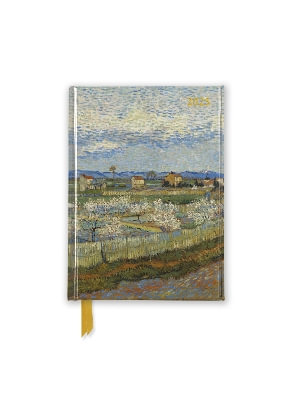 The Courtauld : Peach Trees in Blossom 2025 Luxury Pocket Diary Planner - Week to View - Flame Tree Studio