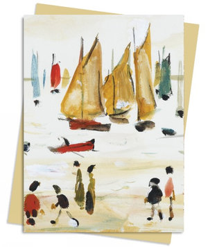 L.S. Lowry: Yachts Greeting Card Pack : Pack of 6 - Flame Tree Studio