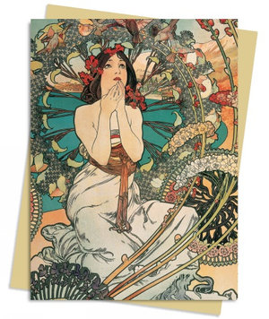 Mucha: Monaco Montecarlo Greeting Card Pack : Pack of 6 - Flame Tree Studio