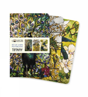 Tiffany - Mini Notebook Collection (Set of 3) : Lined and Blank Pages, Sturdy Cover - FLAME TREE STUDIO