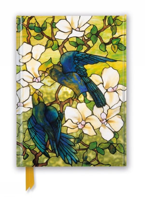 Louis Comfort Tiffany: Hibiscus and Parrots, c. 1910-20 (Foiled Journal) : Flame Tree Notebooks - FLAME TREE STUDIO