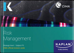 Risk Management  : CIMA Revision Cards 2023 - KAPLAN