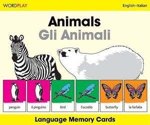 Wordplay Language Memory Cards - Animals (English-Italian) : Wordplay - Milet Publishing