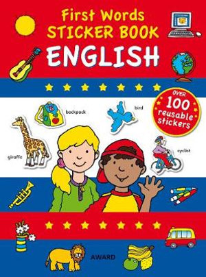 First Words Sticker Book : English - AWARD ANNA