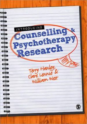 Introducing Counselling and Psychotherapy Research - Terry Hanley