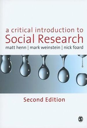 A Critical Introduction to Social Research - Matt Henn