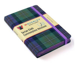 Isle of Skye Tartan Cloth Hardcover Waverley Notebook : Waverley Pocket Commonplace Notebook - Waverley