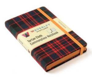 MacDonald Tartan Cloth Commonplace Hardcover Waverley Notebook : Waverley Pocket Commonplace Notebook - Waverley