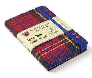 MacPherson Red Tartan Cloth Hardcover Waverley Notebook : Waverley Pocket Commonplace Notebook - Waverley