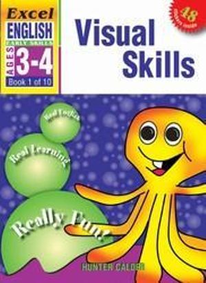 EXCEL EARLY SERIES ENGLISH BOOK 1: VISUAL SKILLS WORKBOOK : AGE 3-4  - Excel