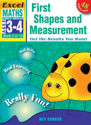 Excel Maths Early Skills: First Shapes and Measurement :  Ages 3-4: Book 3 of 10 - Hunter Calder